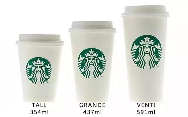 星巴克的中杯、大杯、超大杯,蕴含了哪些玄机?