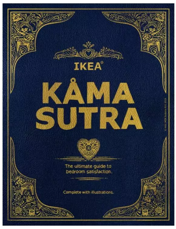 宜家被杜杜附体,出了小黄书《爱经》,画面不敢看!