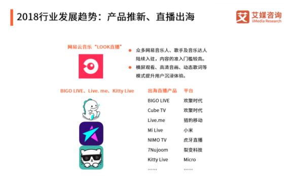 2018-2019中国在线直播行业研究报告