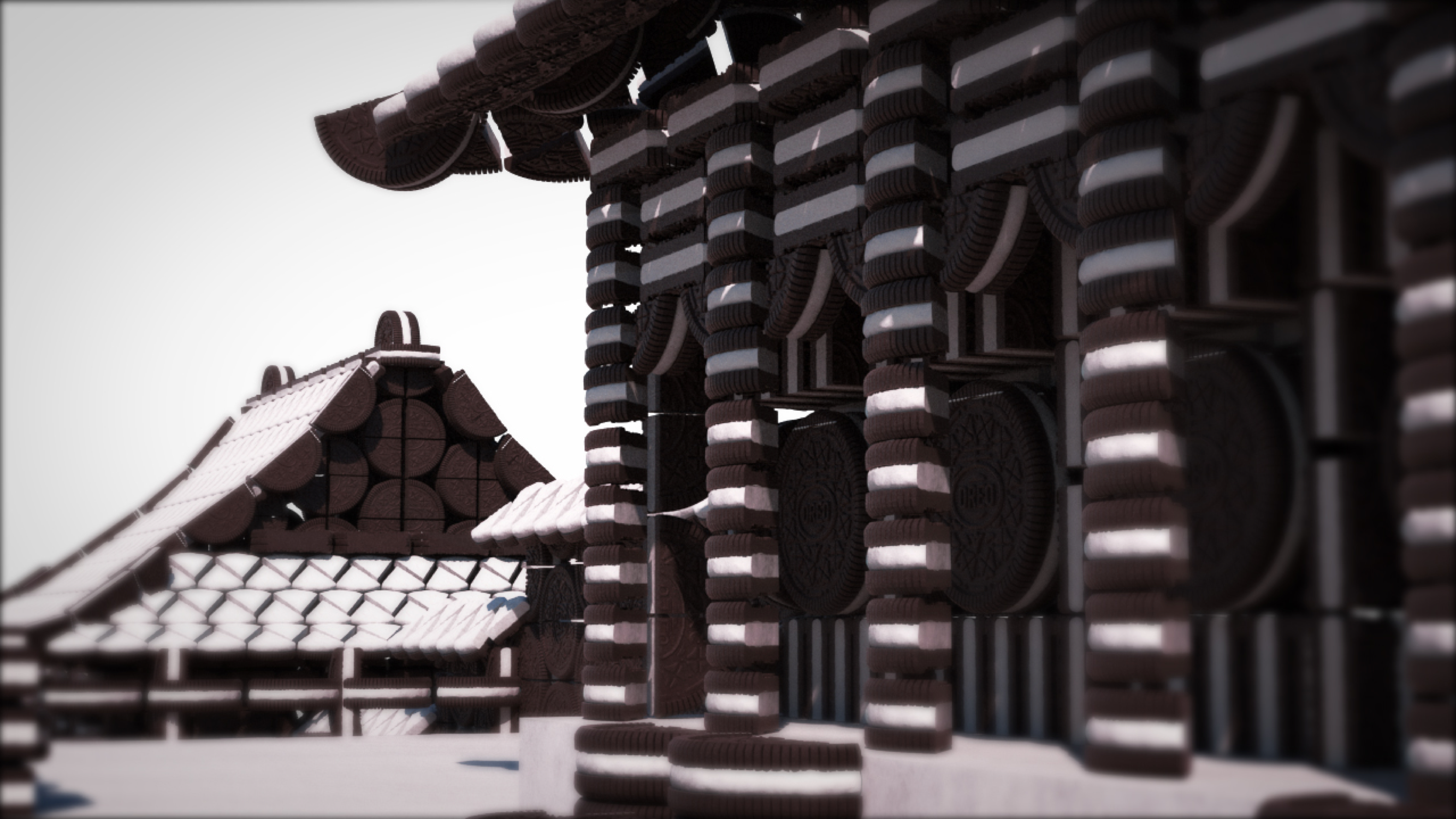 奥利奥年度宫廷大戏:10600块小饼干倾情出演