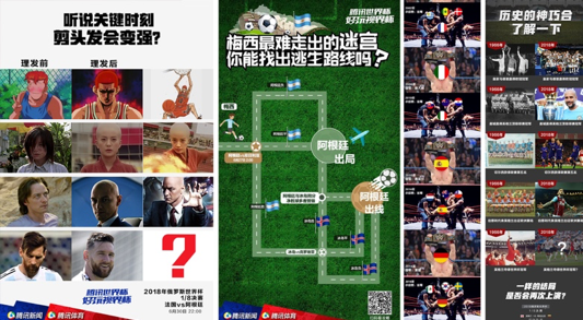 2018腾讯体育世界杯实时营销