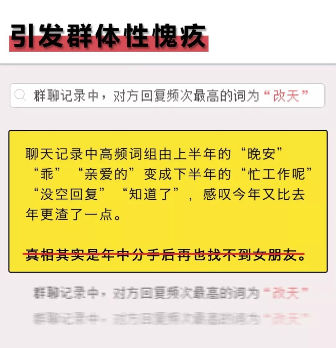 微信为什么不出个人年度报告?