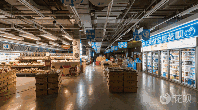 花呗的病毒营销都做到线下了!又毒又可爱!