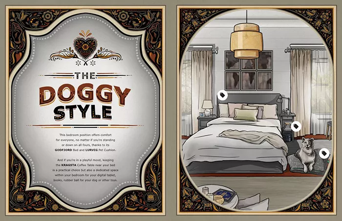 宜家被杜杜附体,出了小黄书《爱经》,画面不敢看!