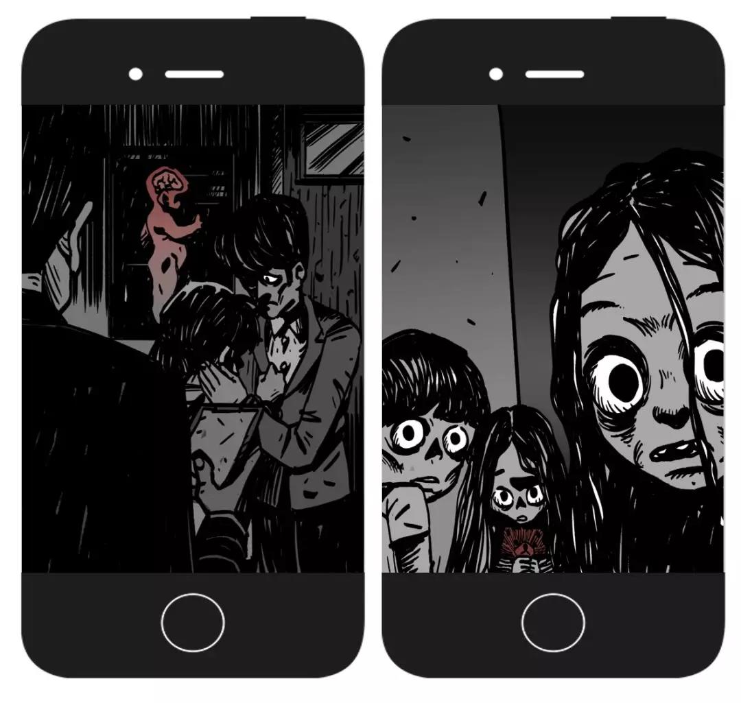 百度5.31国际无烟日惊悚H5,比《第五人格》还吓人