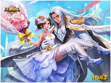 图为:情人节小乔周瑜限定皮肤