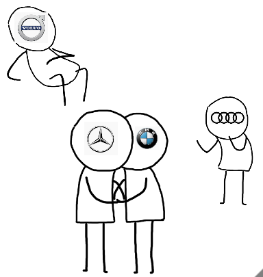 奔驰宝马撒狗粮的背后，除了奥迪，还有这么一位“孤独先生”