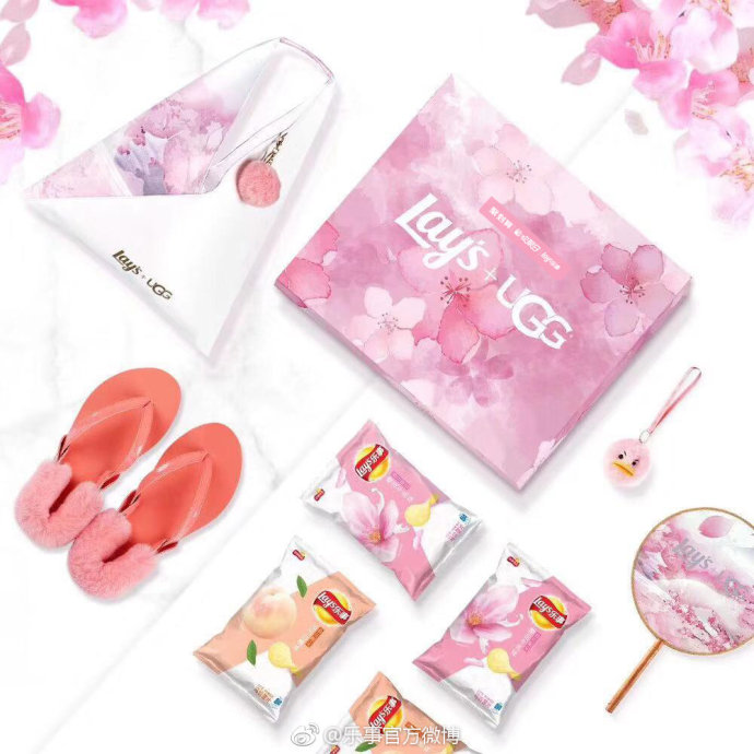 乐事 × UGG 樱花限定:谁说乐事只是薯片大佬?