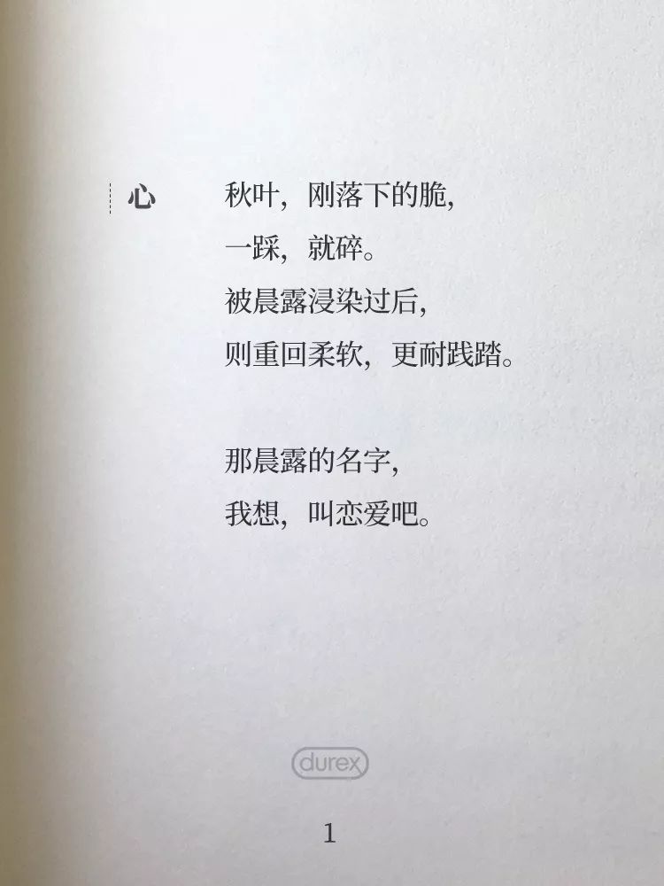 杜蕾斯诗集 | 四季全60首