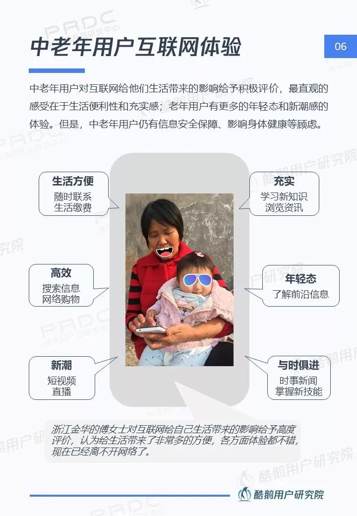 中老年网民互联网生活图鉴