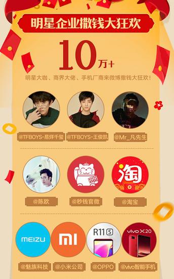 网友40天在微博抢25亿个红包