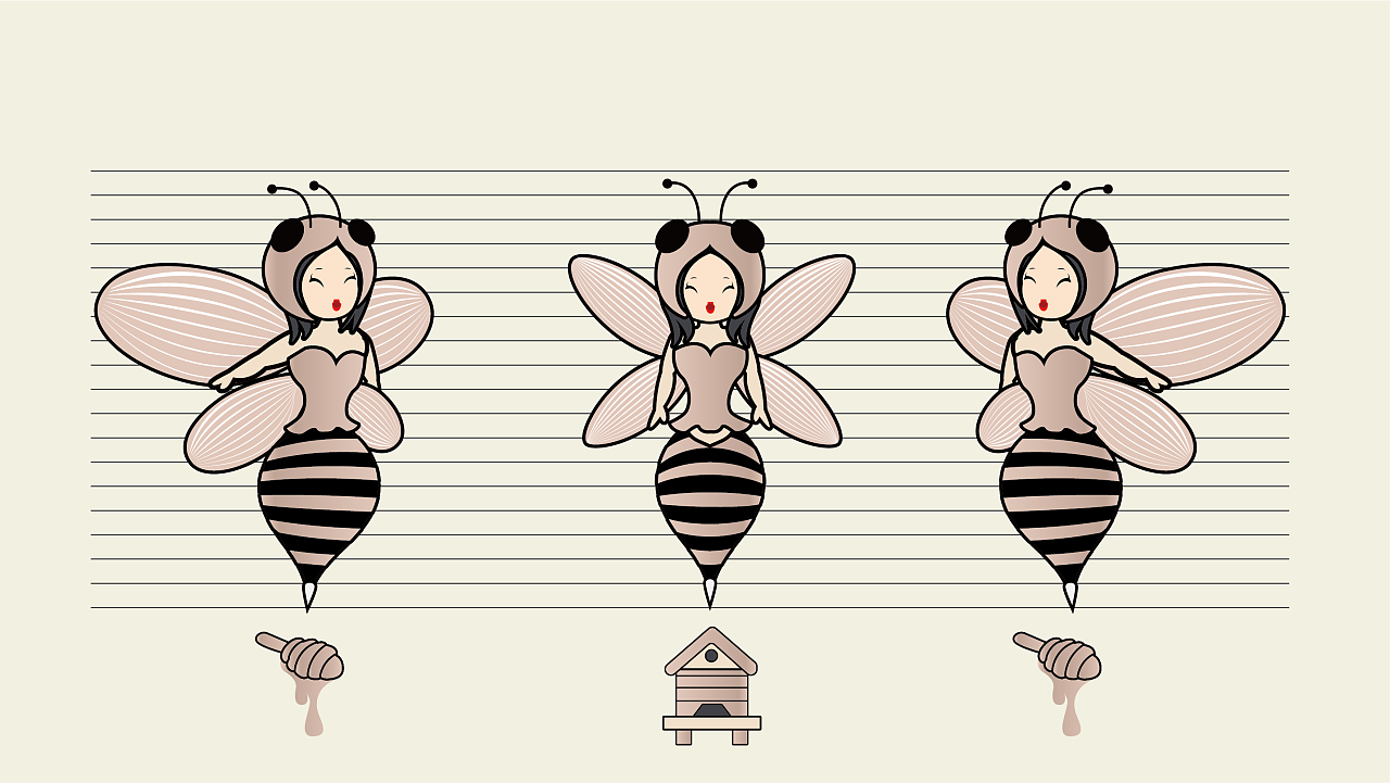 原创《遇见蜜蜂》×佐兹 插画设计