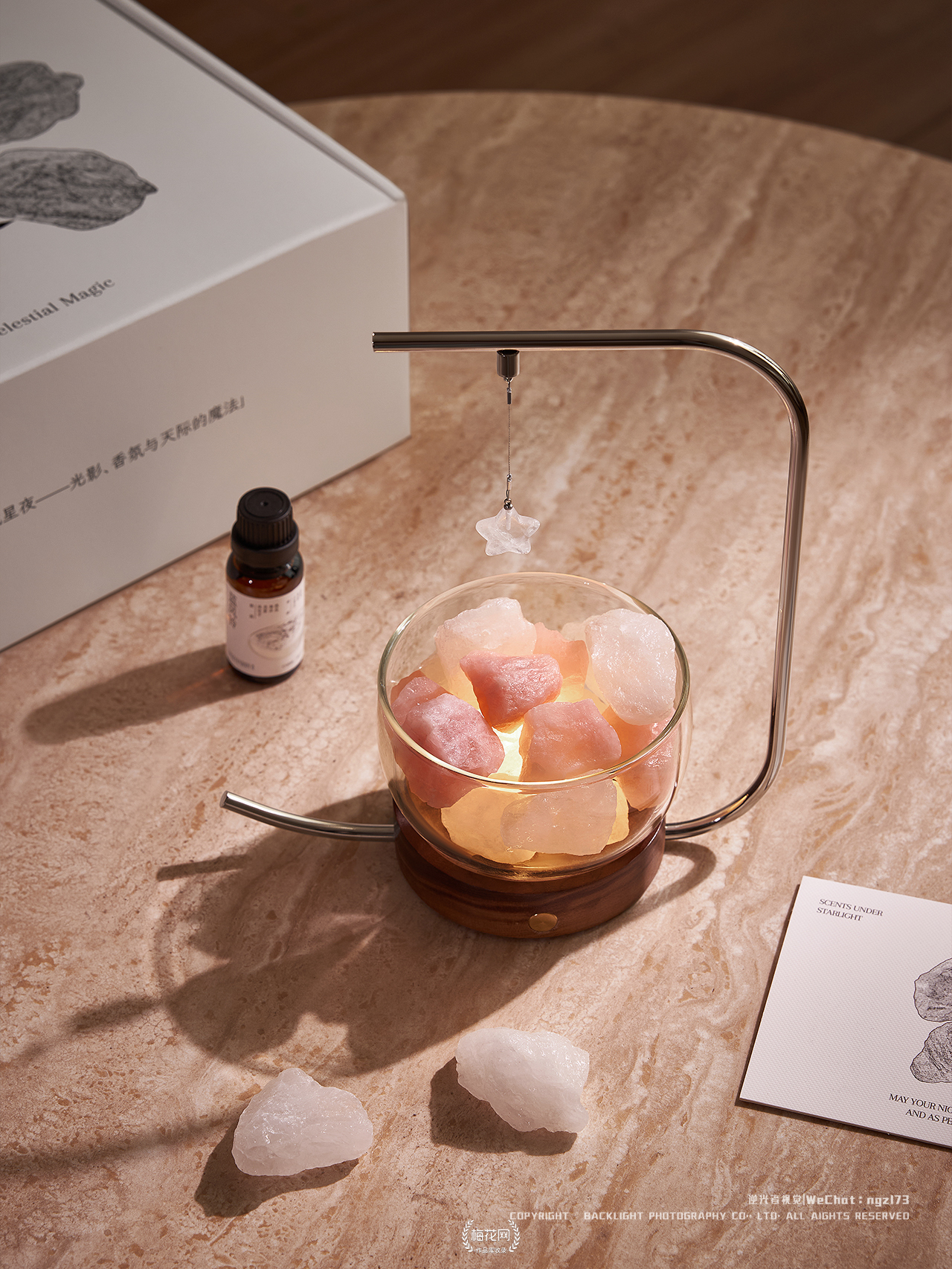 晶石香薰礼盒/静物摄影/家居摄影/菓凯香薰/逆光者视觉