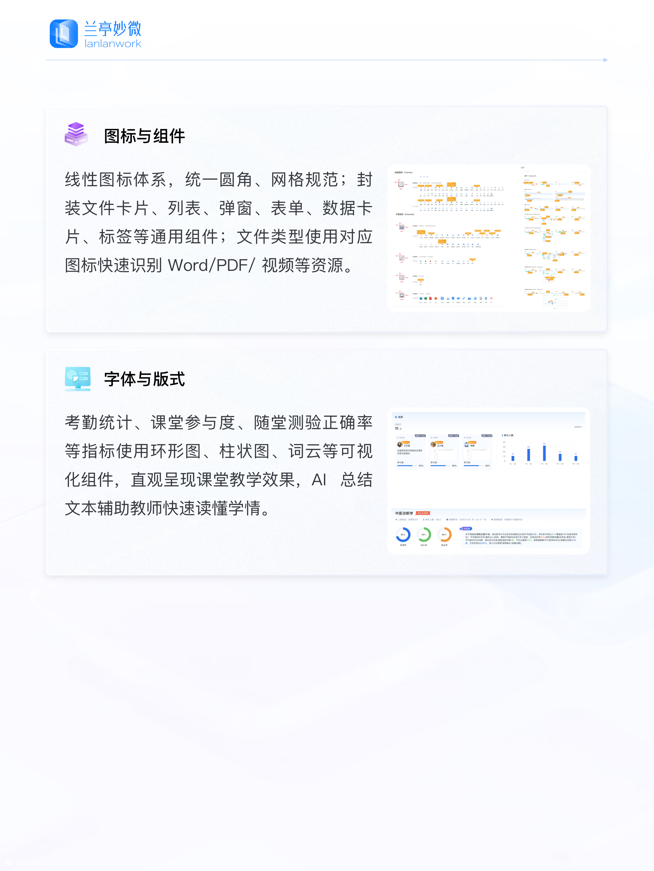 兰亭妙微原创作品｜竞业达课程管理平台pc端界面设计