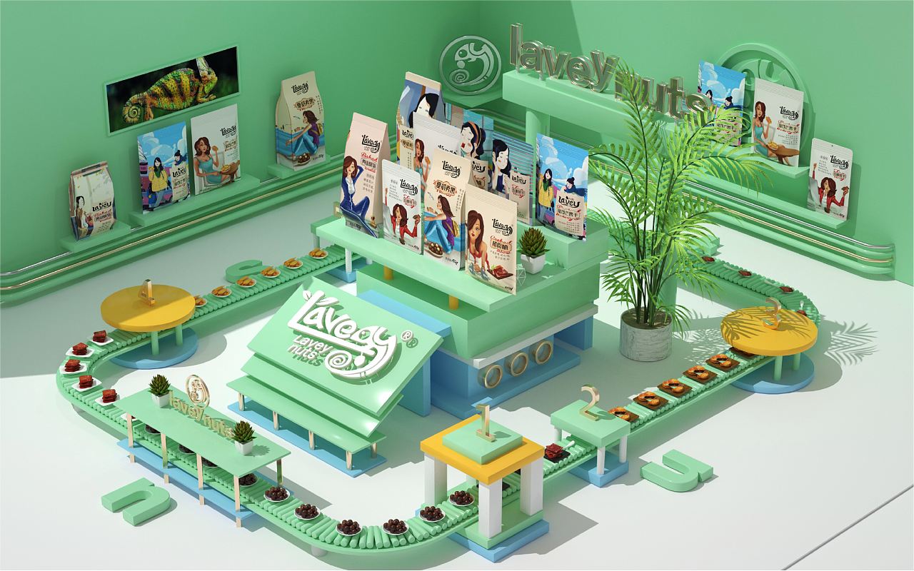 拉威夫坚果包装设计  原创作品 / 平面 / 包装 