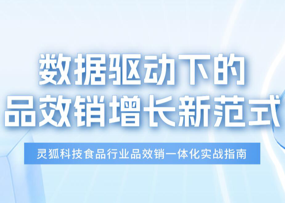 灵狐科技食品行业品效销一体化实战指南：数据驱动下的全域增长新范式