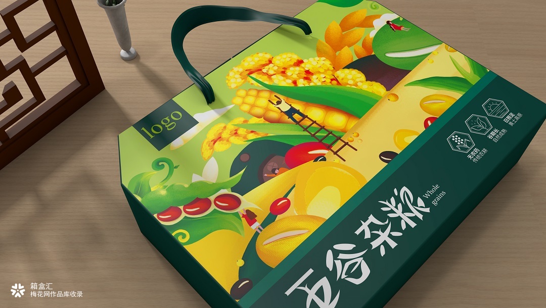 场景化五谷杂粮包装设计