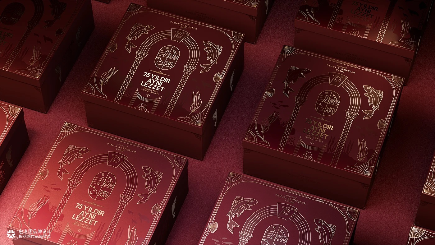 Pamuk Kardeşler Cemo 75周年华诞的礼盒包装设计-宏洛图品牌设计