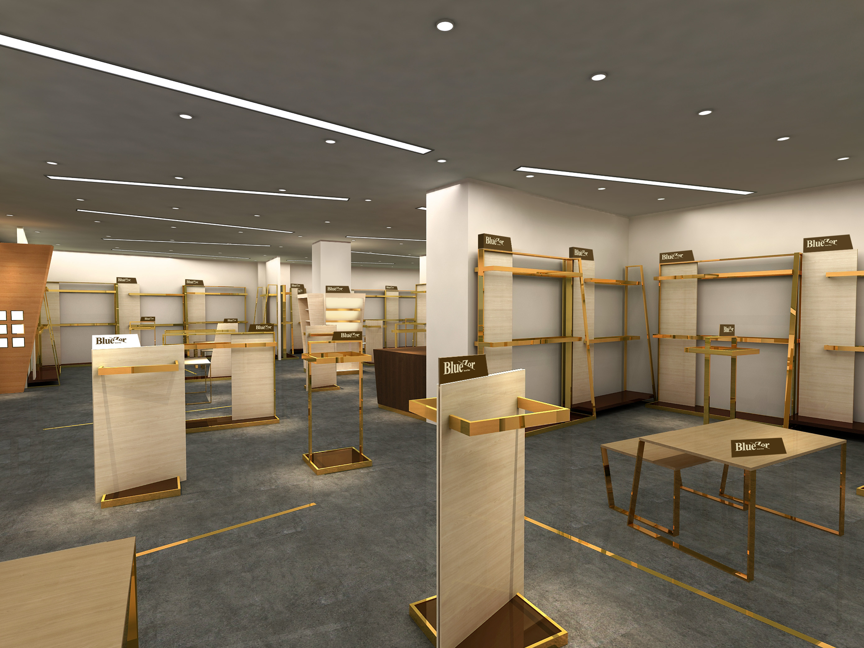 布鲁斯品牌  店面形象创意设计