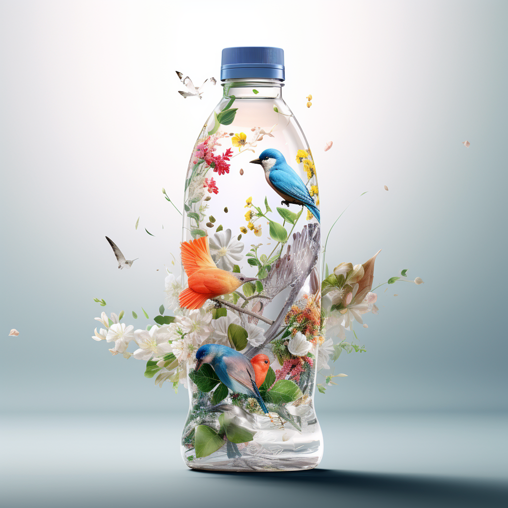 矿泉水包装设/饮用水包装设计/插画包装设计/瓶型设计/外箱设计