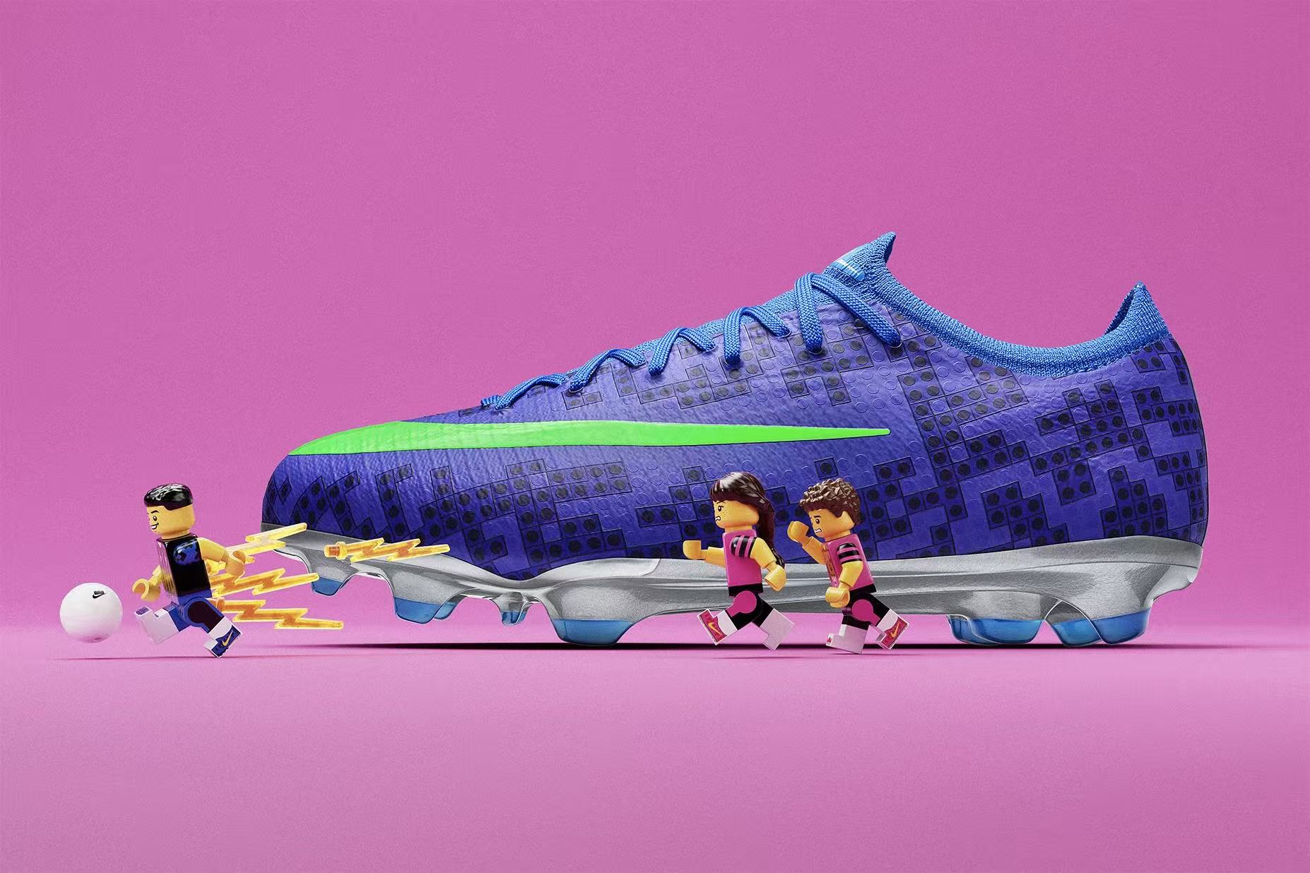 NIKE x 乐高：当足球遇上乐高，让本能开玩！