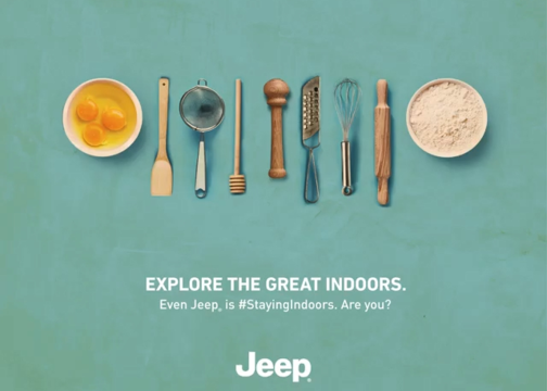 疫情期间，连最爱野外畅行的Jeep都选择待在家里了，你呢？
