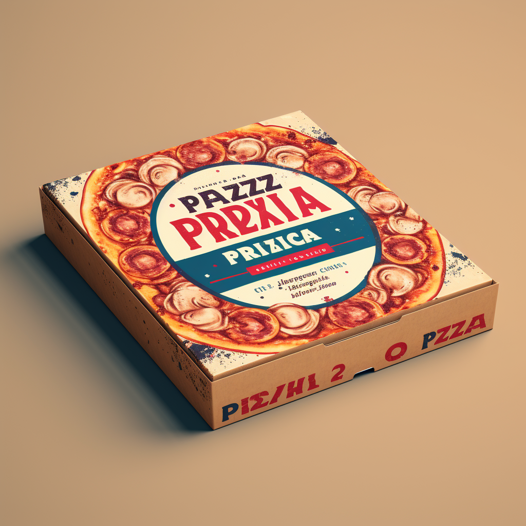 零食披萨快餐食品素食快餐高级包装设计