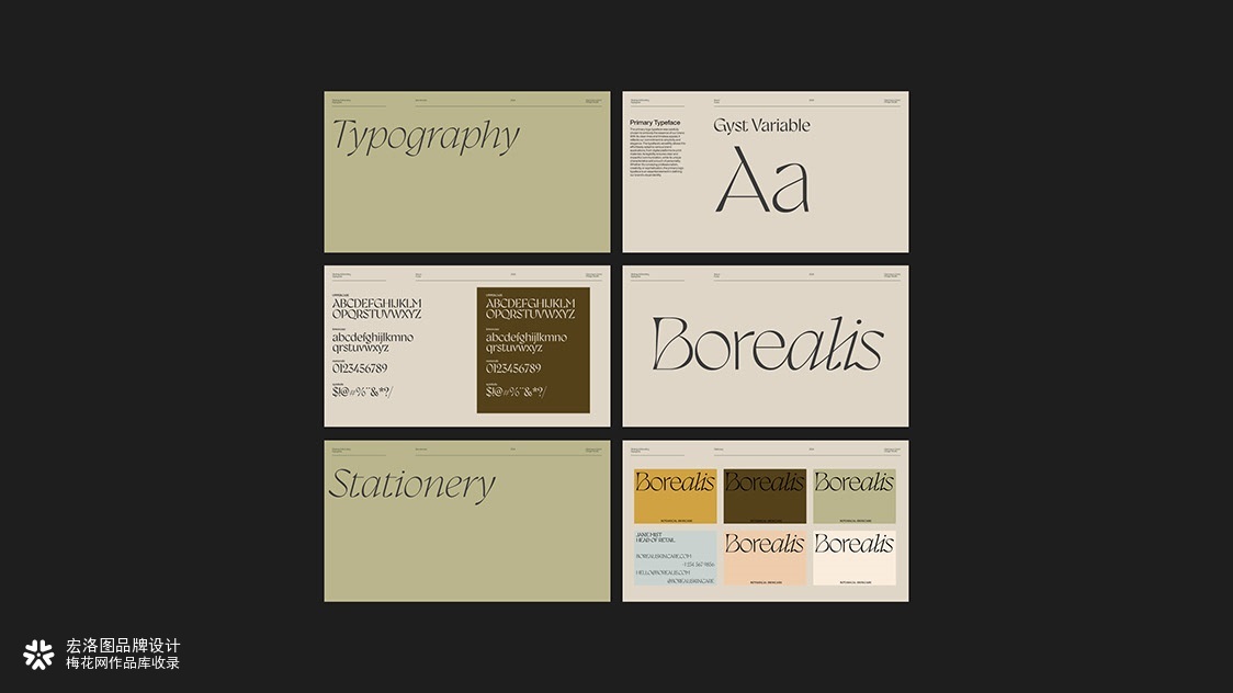 护肤品Borealis品牌包装设计-宏洛图品牌设计。
