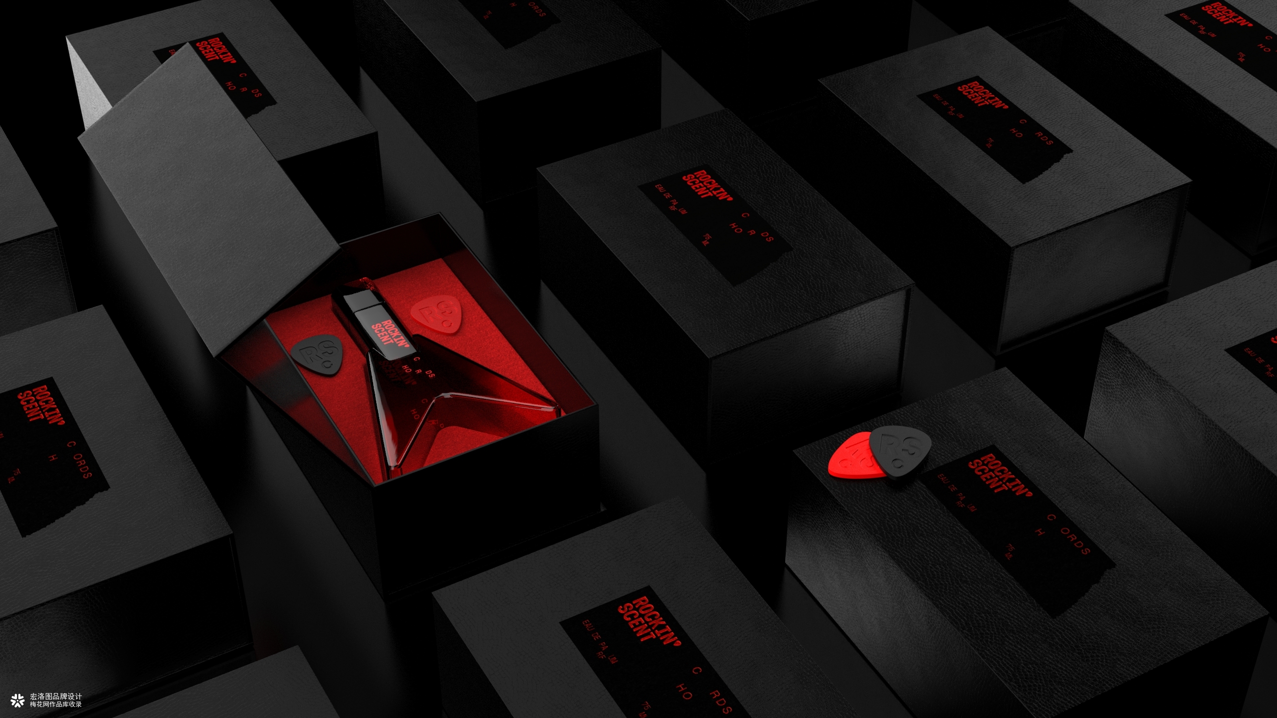 大胆奔放、造型独特的香水包装设计