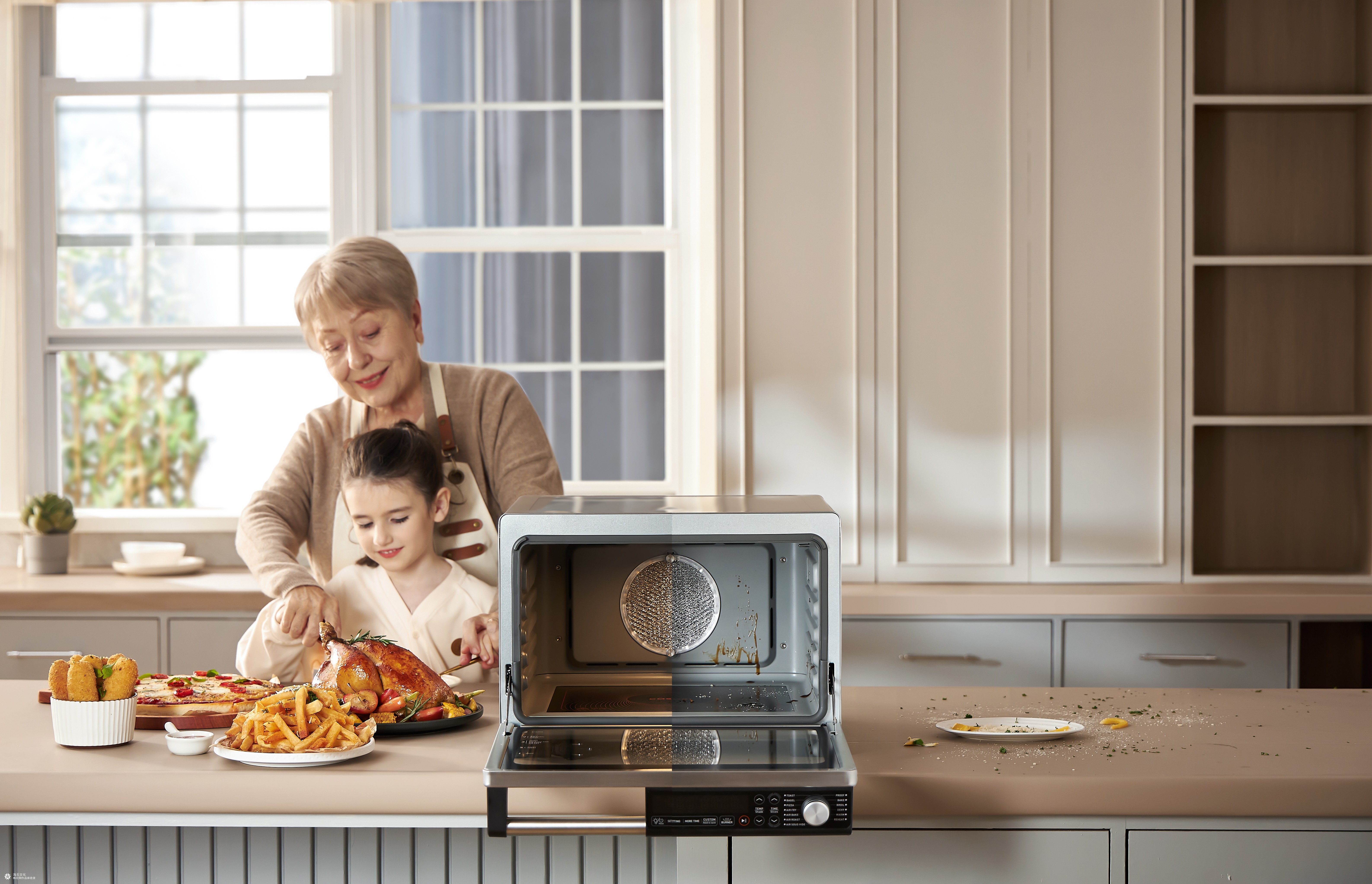 静物拍摄|小家电拍摄|厨电外销亚马逊小烤箱食物氛围