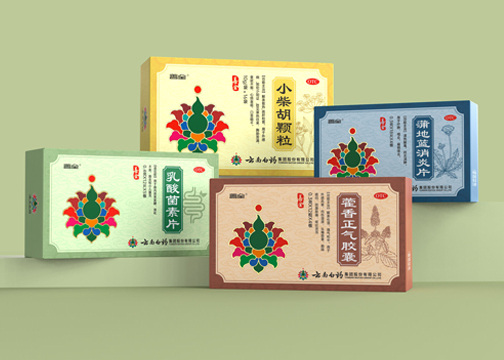 云南白药包装 中成药包装设计 药品包装设计