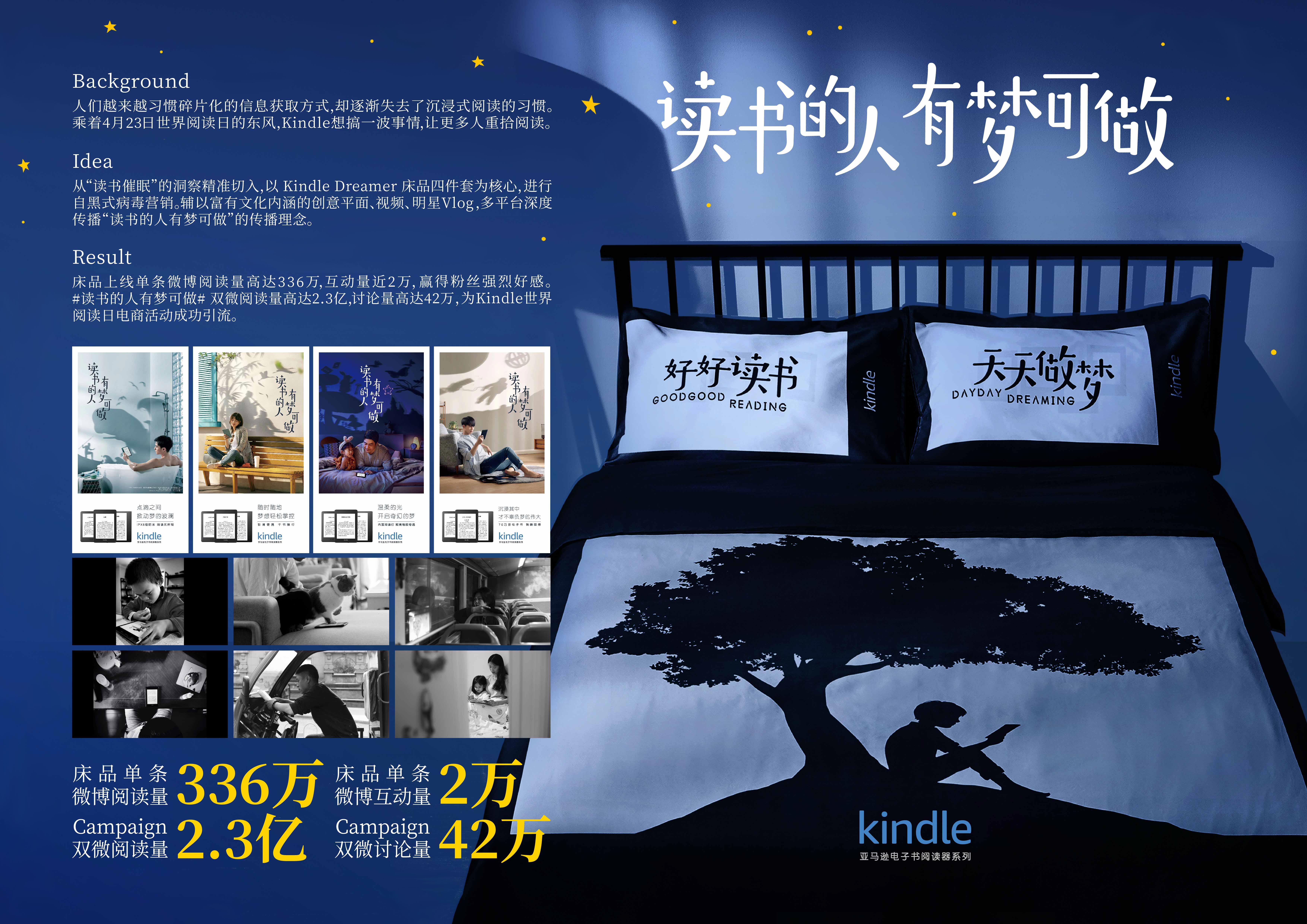 Kindle世界读书日宣传：读书的人 有梦可做