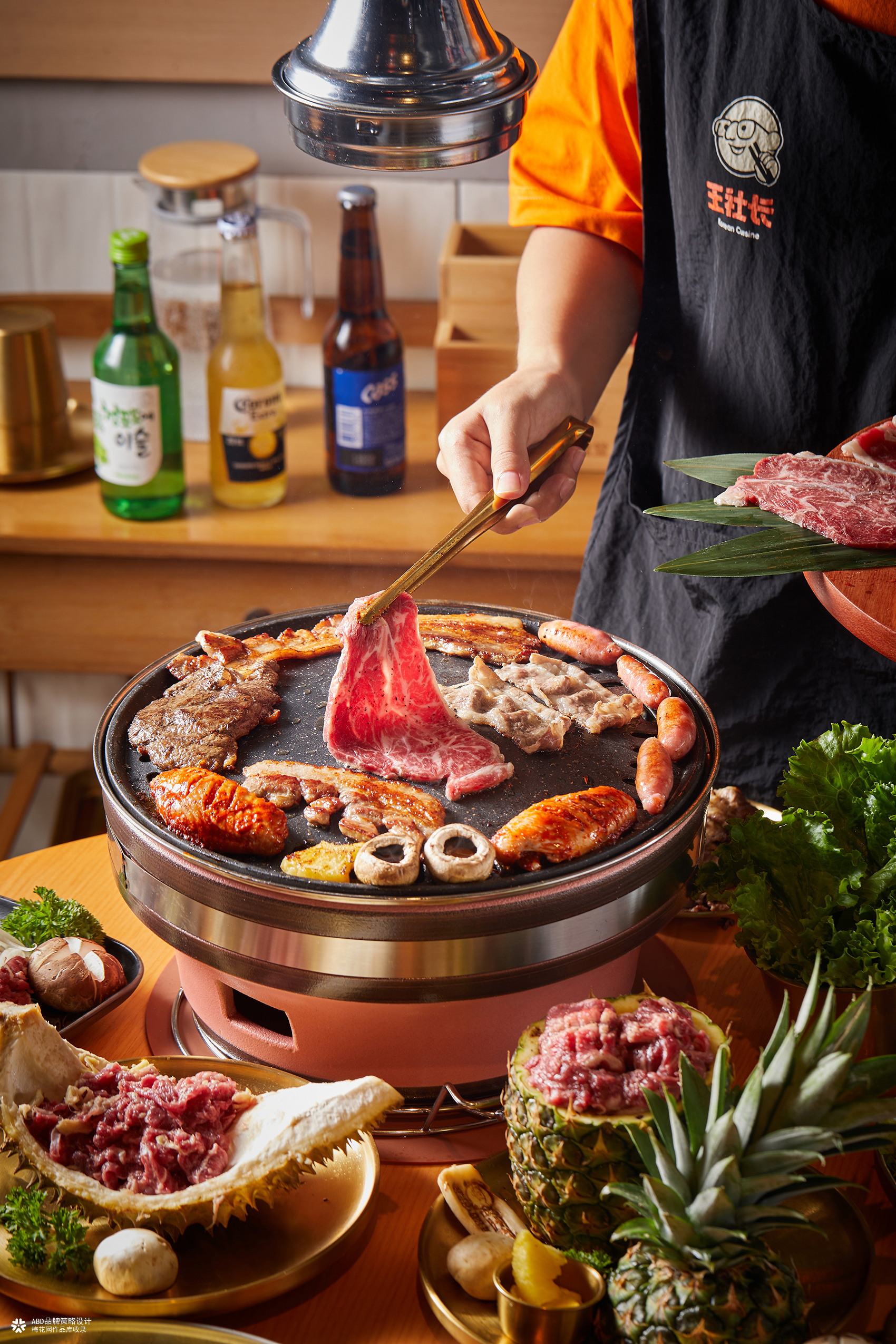 青谷王社长·街边烤肉食堂 | ABD案例