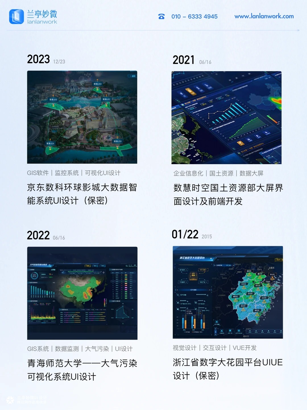 兰亭妙微设计案例分享 | 综合治理大屏设计