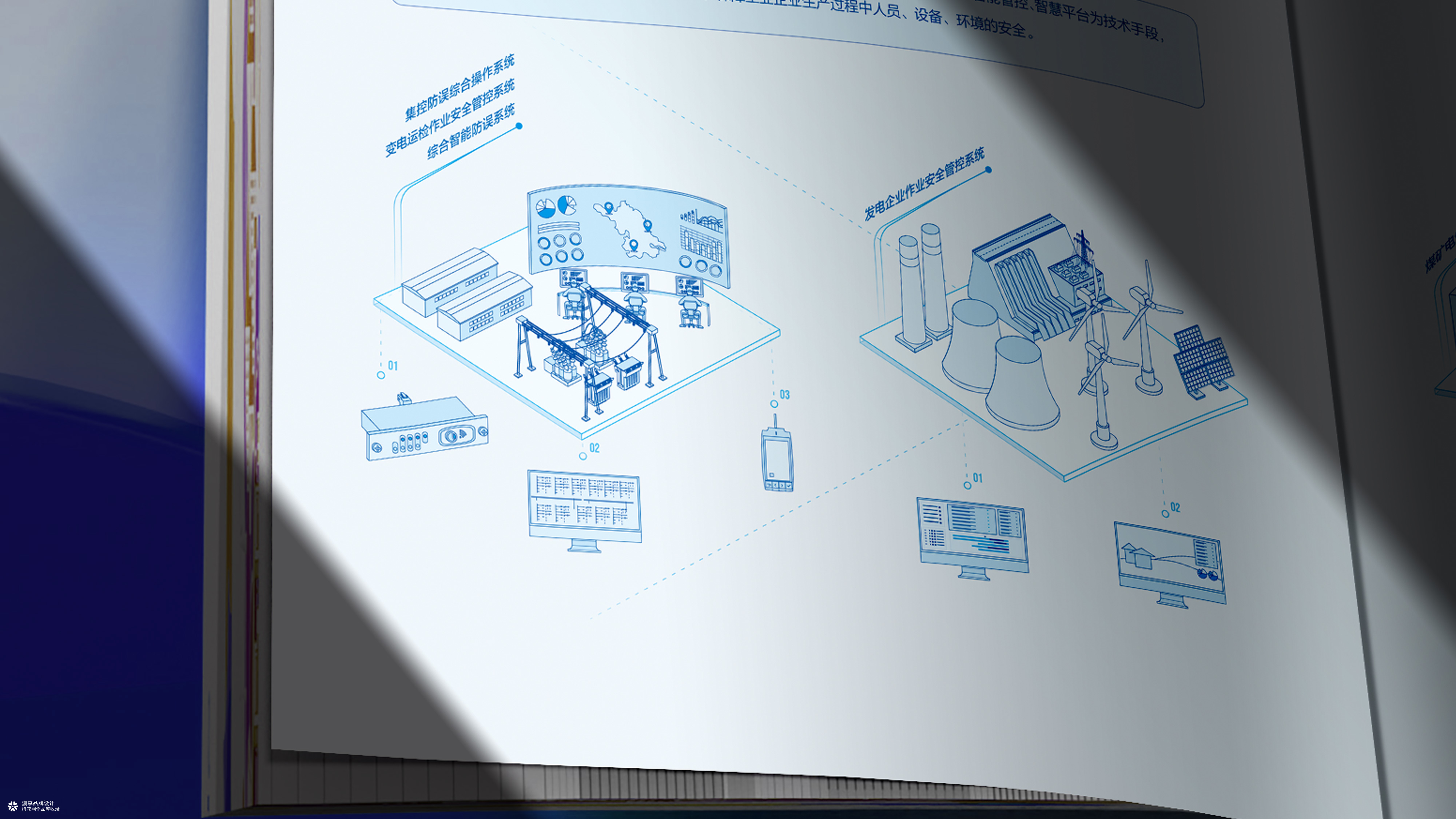 智慧电力新能源画册