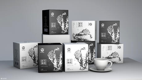 云南象脚山咖啡包装设计