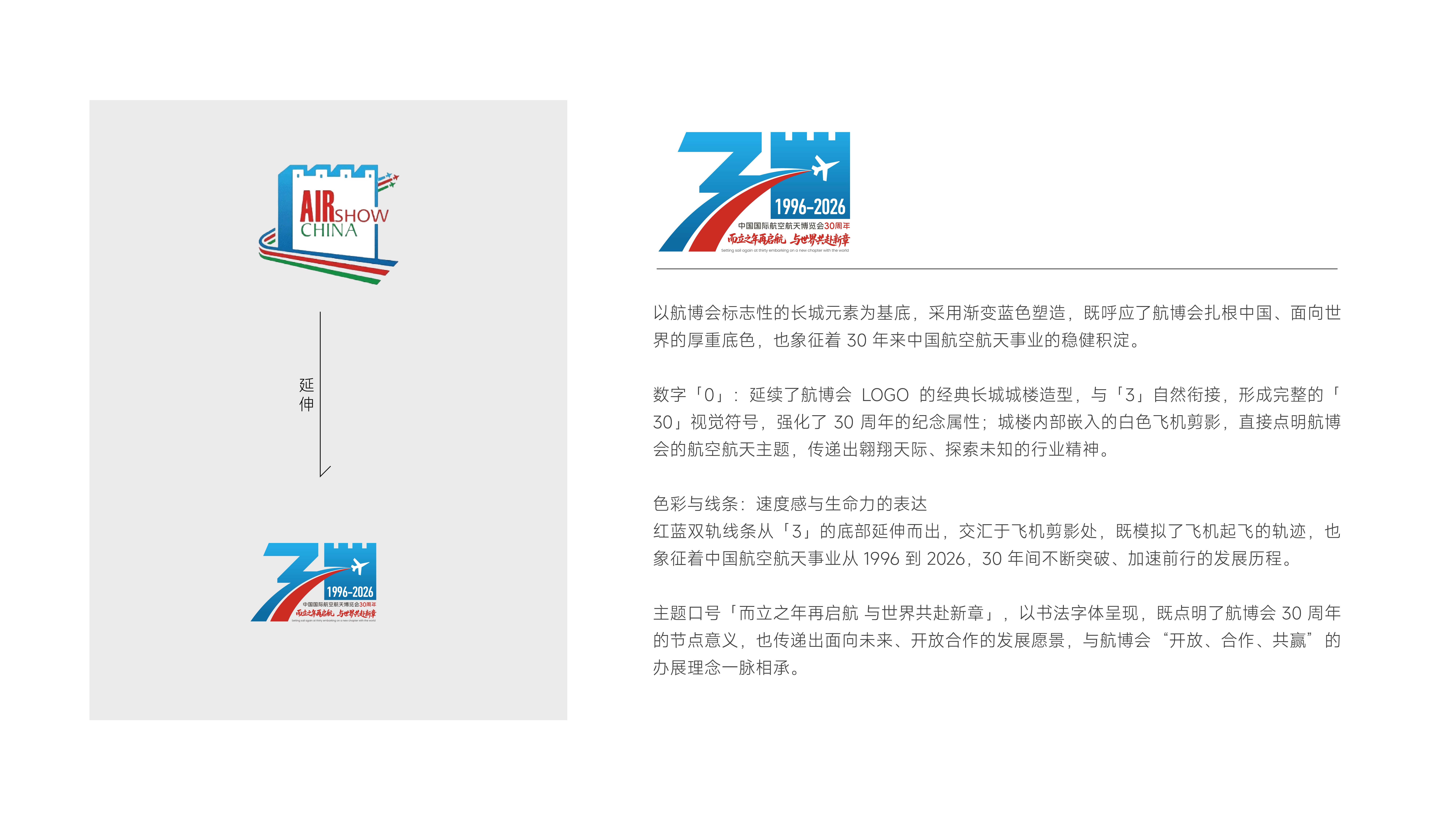 并行致远×中国国际航空航天博览会30周年|品牌标志