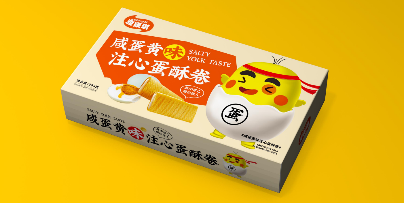 蛋卷包装设计|食品包装设计 休闲食品包装 作品集 包装