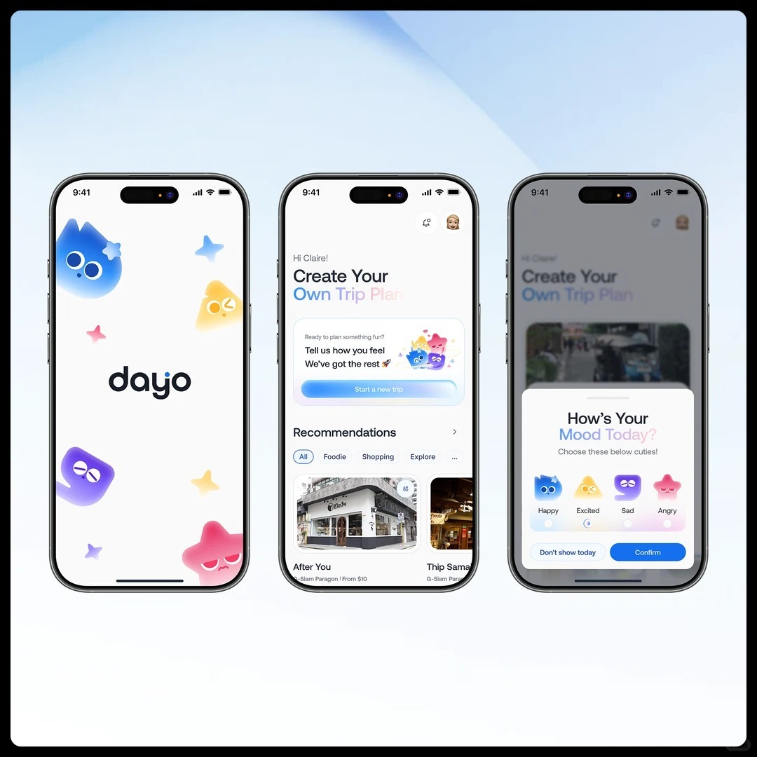  移动端UI设计案例分享｜这款旅行App连心情都考虑了！