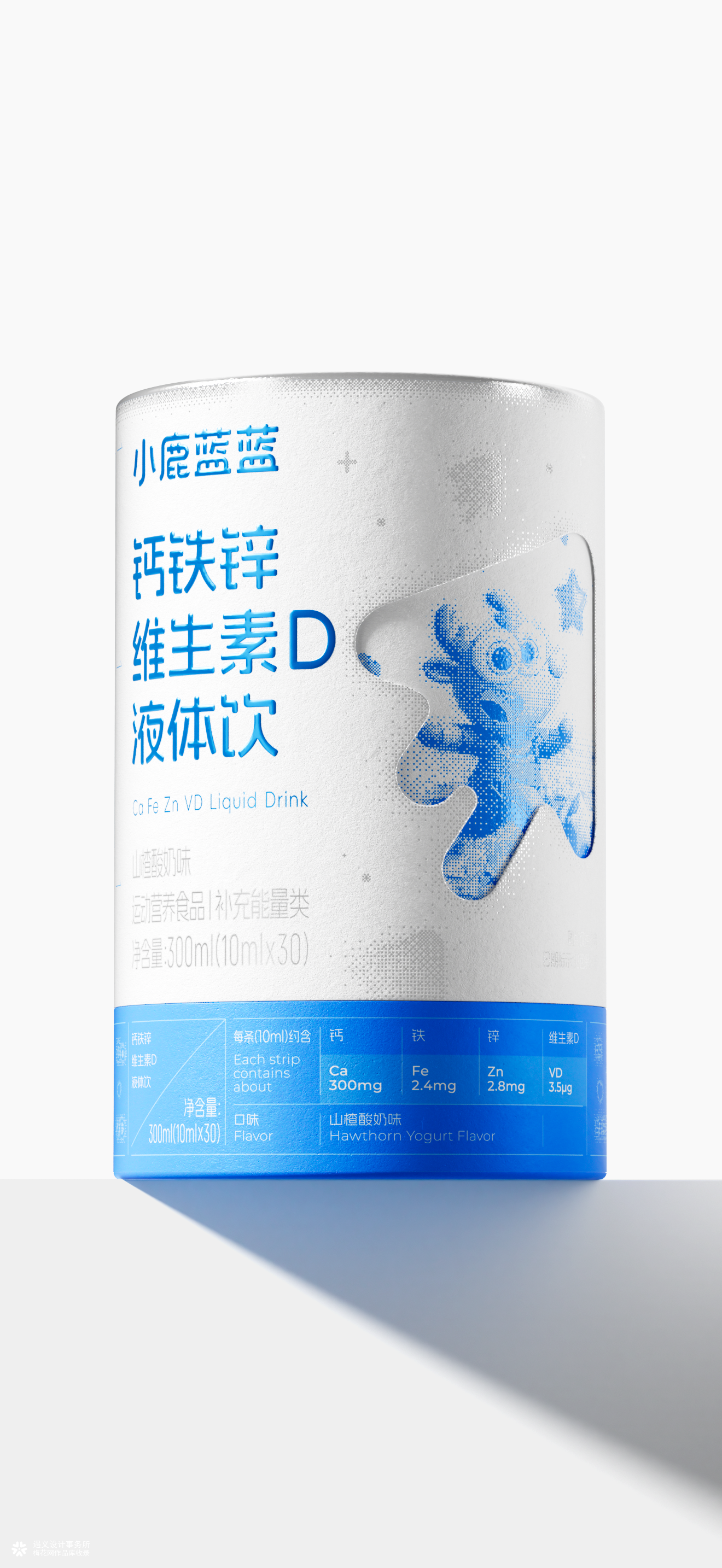 遇义设计丨小鹿蓝蓝 液体饮包装设计丨一转眼就长大了