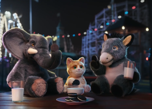 奥利奥大选广告片：因为一只小猫咪，驴和象不再吵架了