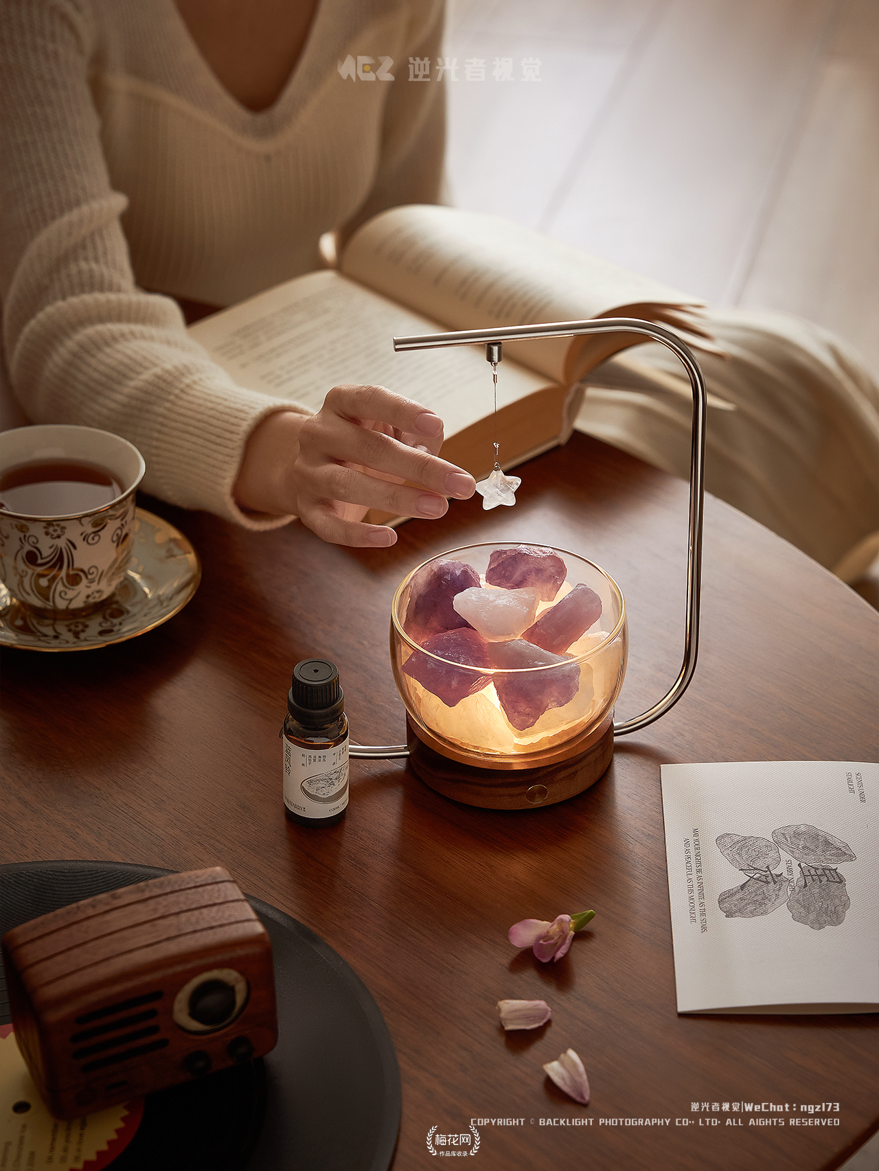 晶石香薰礼盒/静物摄影/家居摄影/菓凯香薰/逆光者视觉