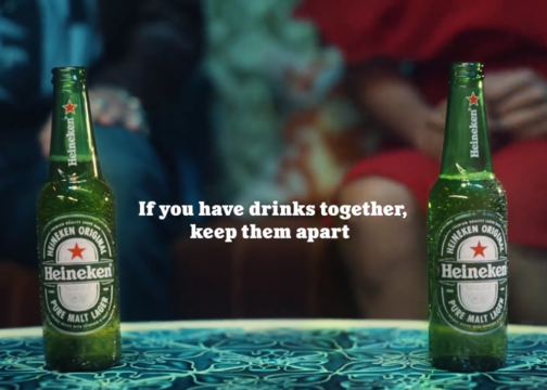 喜力啤酒这支广告，提出问题，却无法解决问题