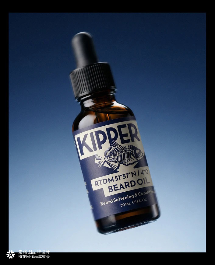 专业男士护理KIPPER’S品牌的包装设计-宏洛图品牌设计