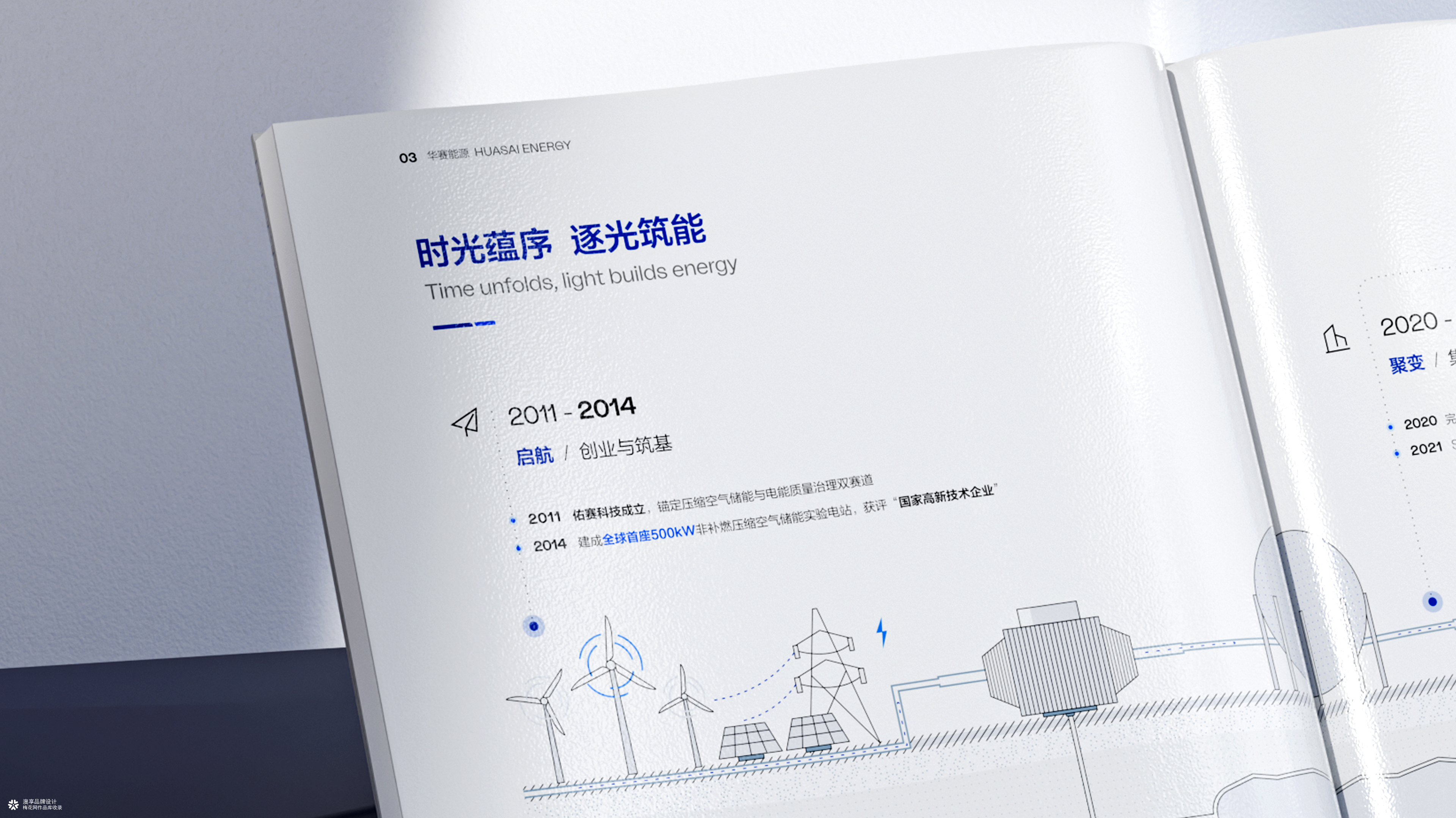 压缩空气储能画册设计