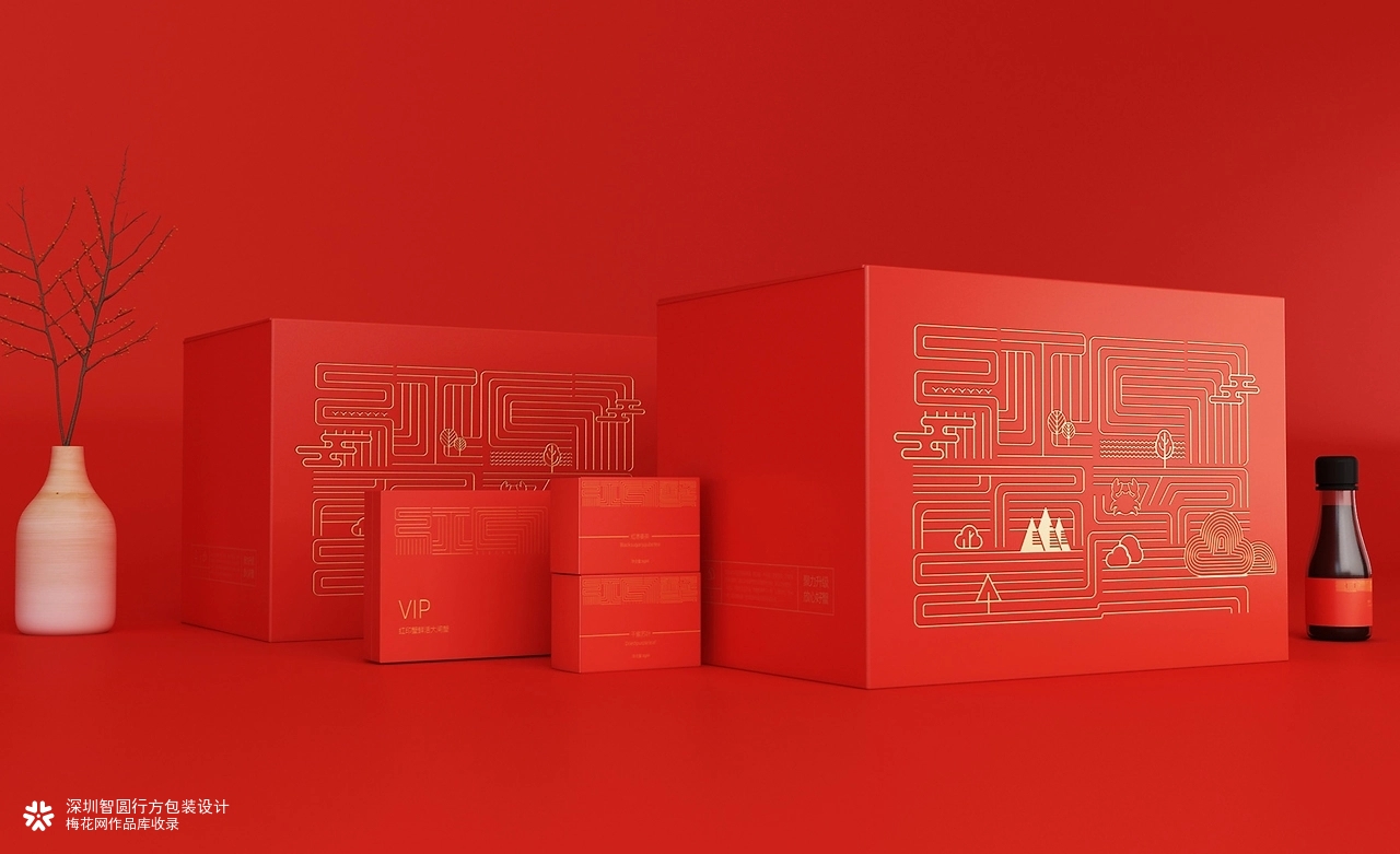 大闸蟹包装设计 大闸蟹礼盒包装设计 海鲜产品包装设计