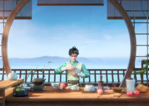 伊利「茶与茶寻」动画：茶叶宗门传人的历险故事