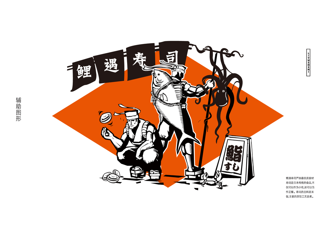 鲤遇寿司 品牌视觉识别系统设计