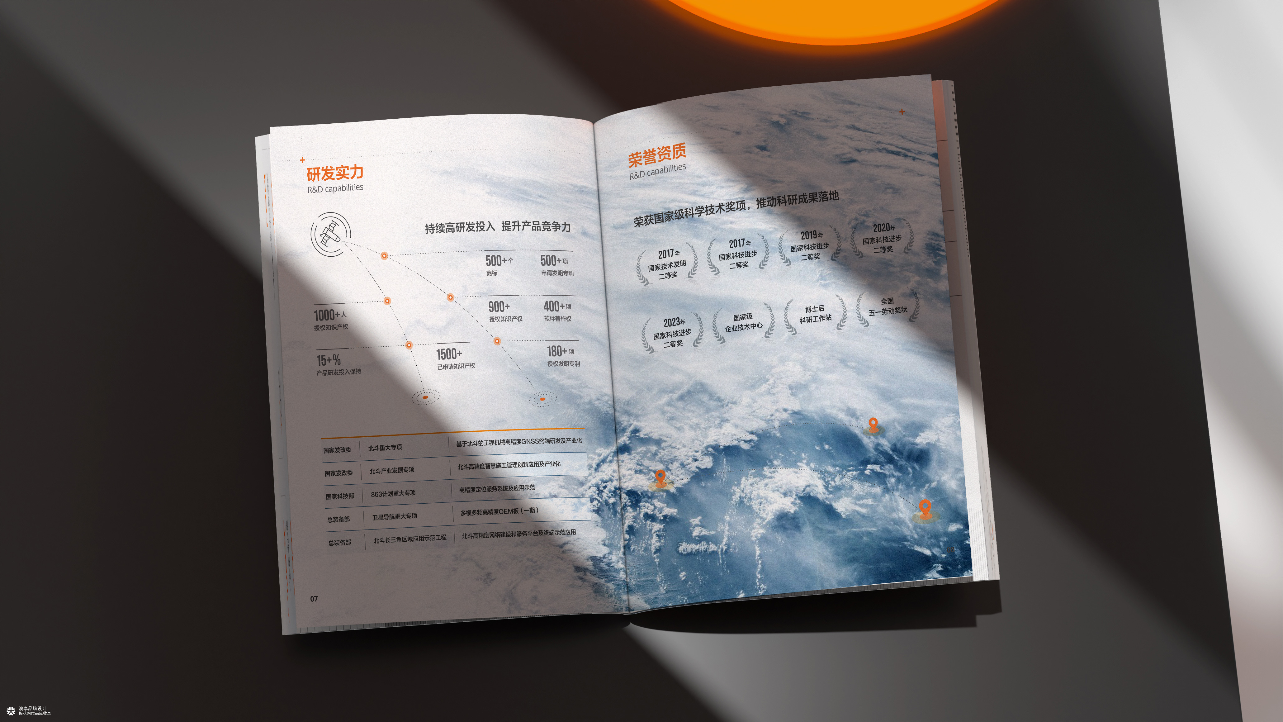 新能源定位导航画册设计