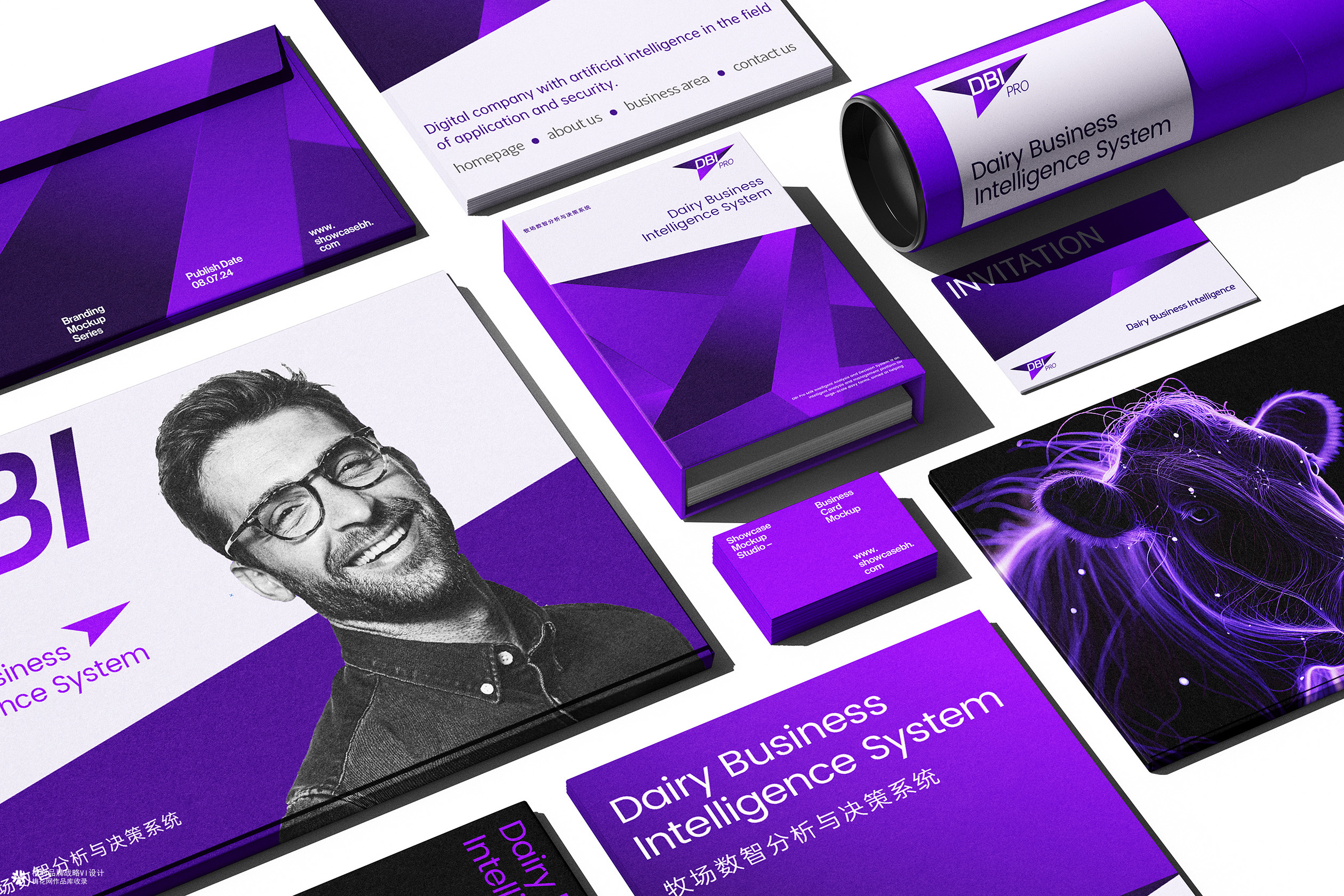 DBI Pro牧场数智分析决策平台品牌VI设计